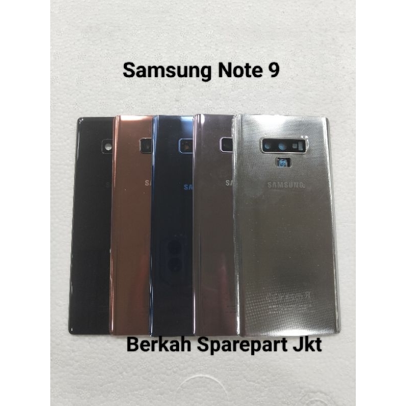 BACKDOOR+ RING KACA KAMERA SAMSUNG NOTE 9 ORIGINAL