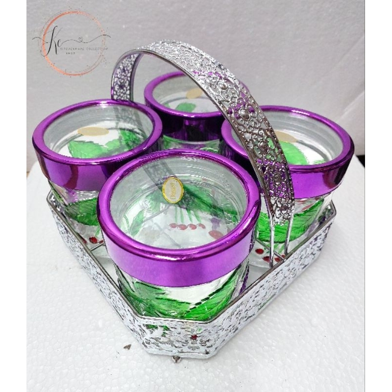 Toples Set dinasty || SOUVENIR TOPLES LEBARAN || TOPLES KUE || TOPLES HIAS KACA SET 4 + Rak