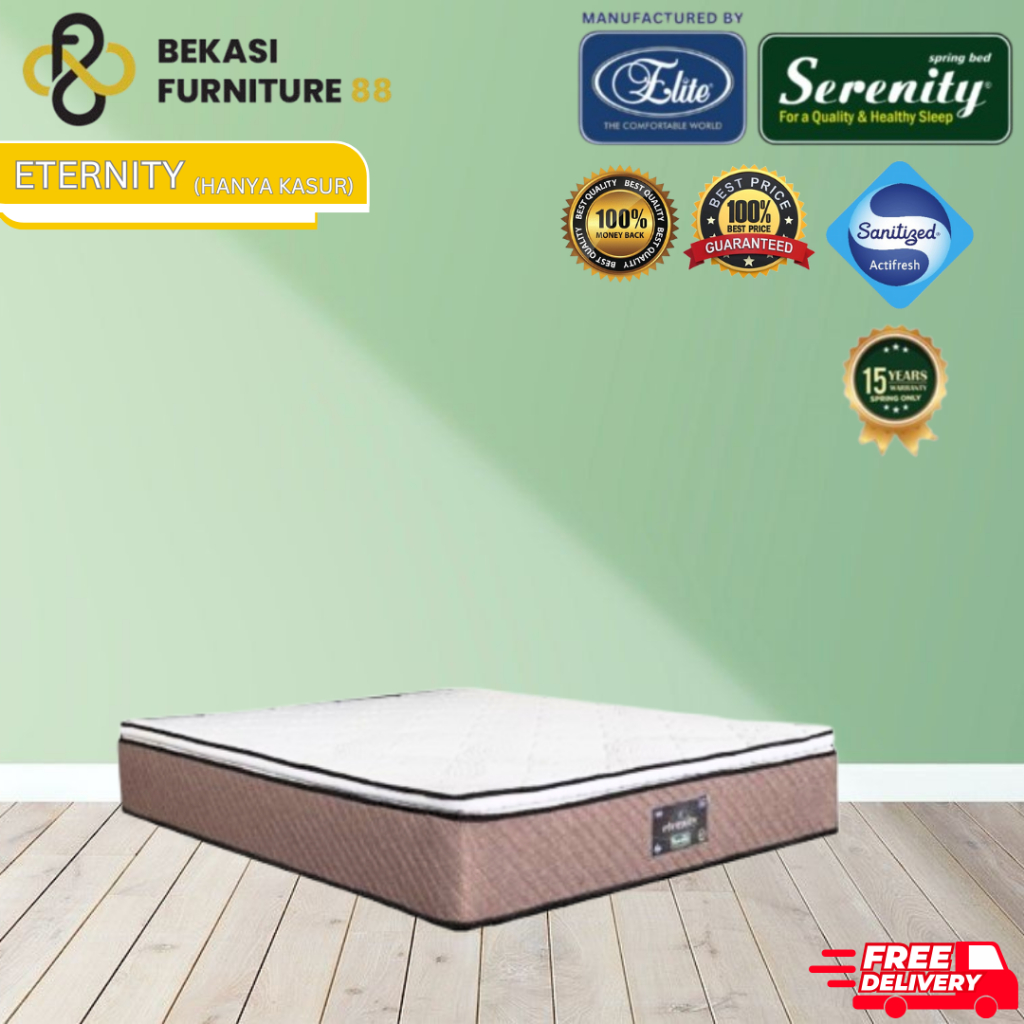 Hanya Kasur Serenity Springbed ( Eternity ) by Elite Springbed 90,100,120,160,180,200x200