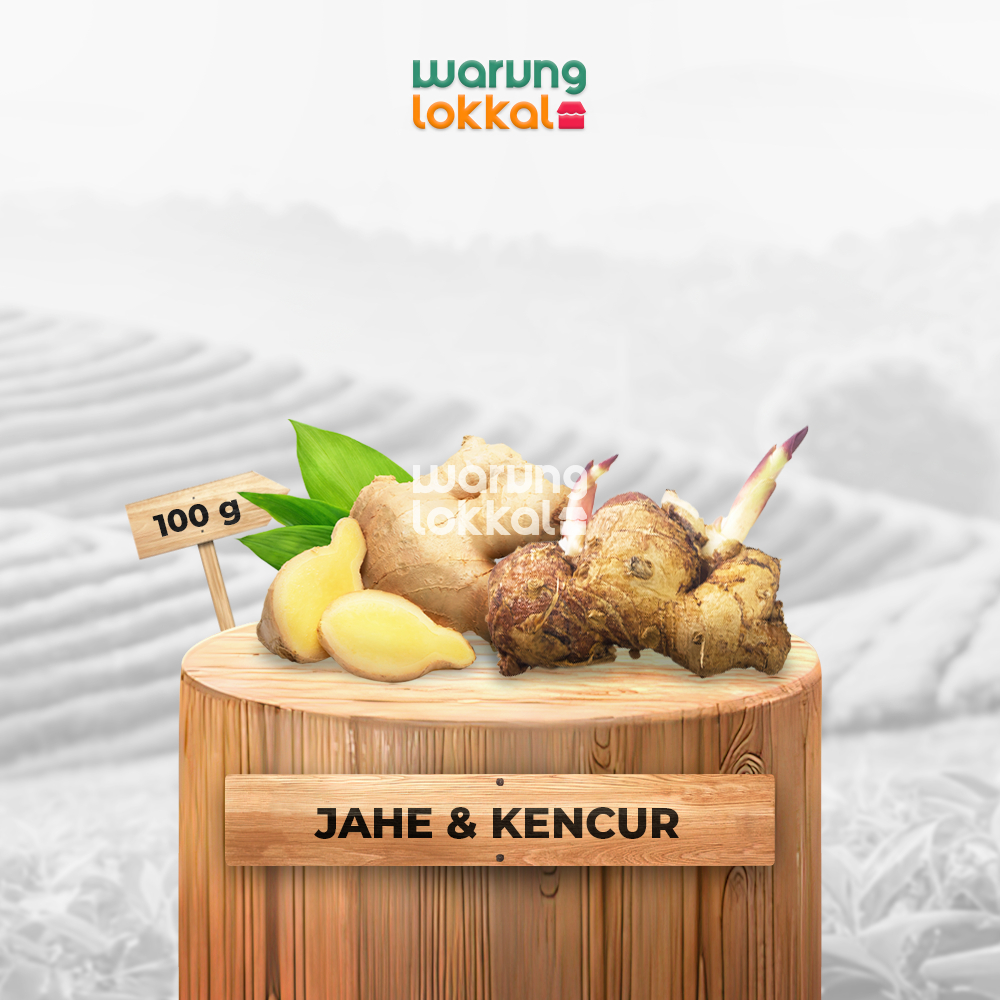 

Jahe & Kencur 100g - Warung Lokkal
