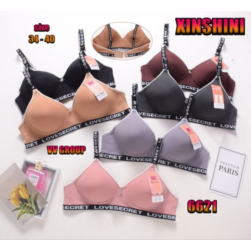 1pcs)BRA/BH XINSHINI SPORT.TALI TULISAN LOVESECRERT .KAIT 2