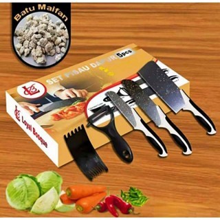 Loyal Bosque - Pisau Dapur Set 5 Mewah Murah
