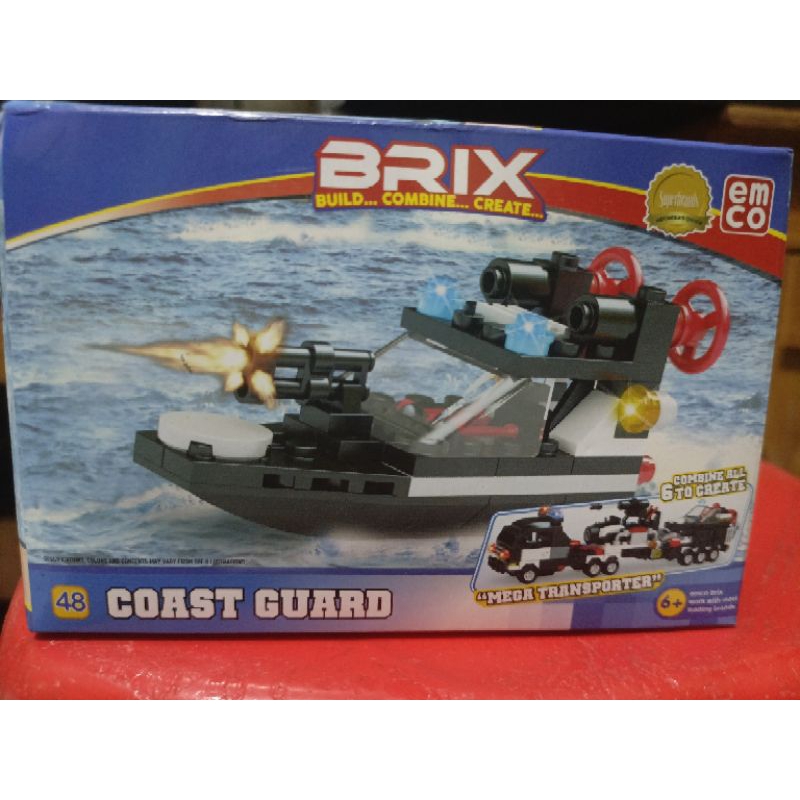 EMCO Brix Coast Guard Mainan Anak Assorted