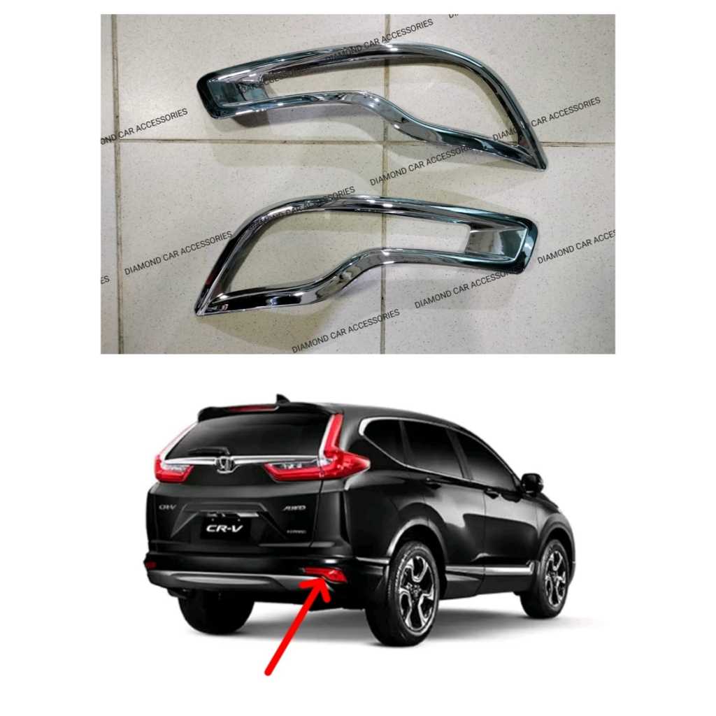 Ring reflektor chrome Honda CRV turbo 2017