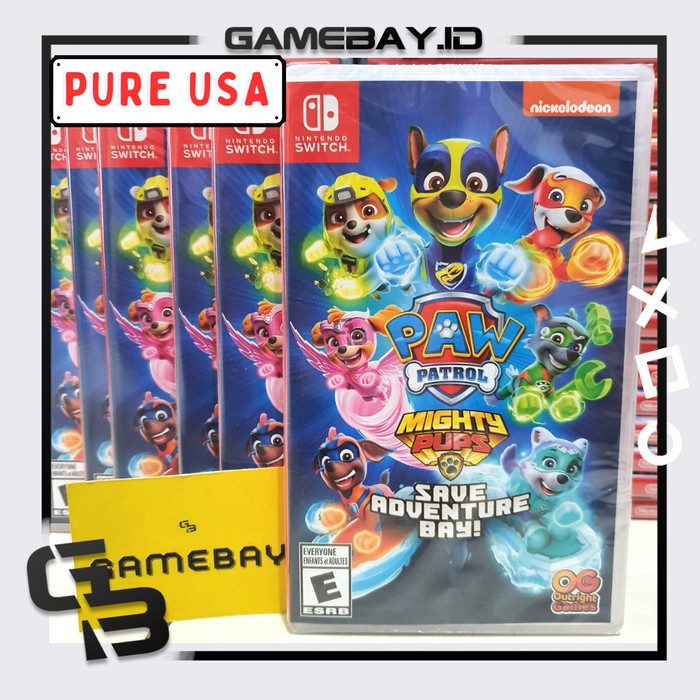 Paw Patrol The Mighty Pups Nintendo Switch