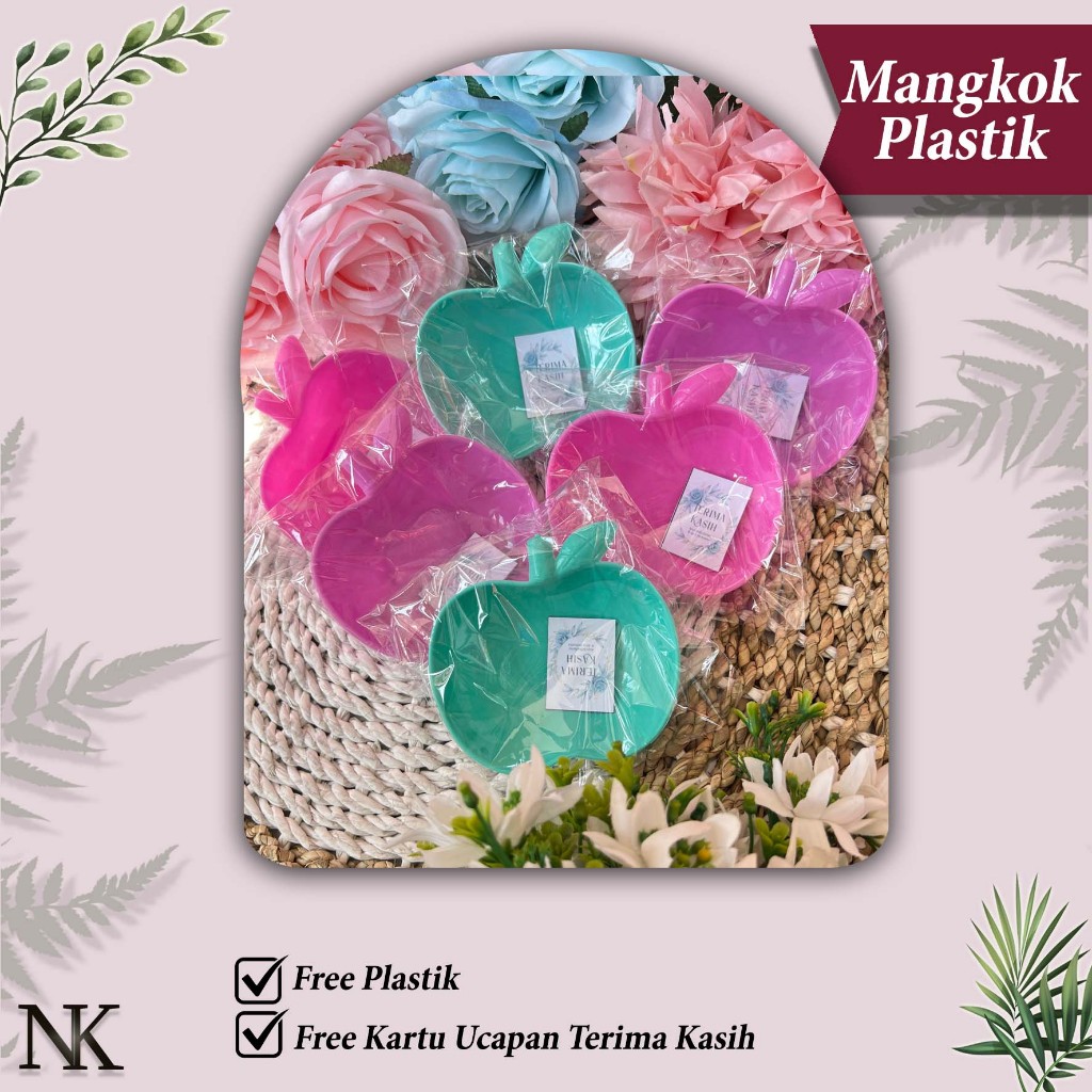 Souvenir Pernikahan Mangkok Plastik - Mangkok Sambal