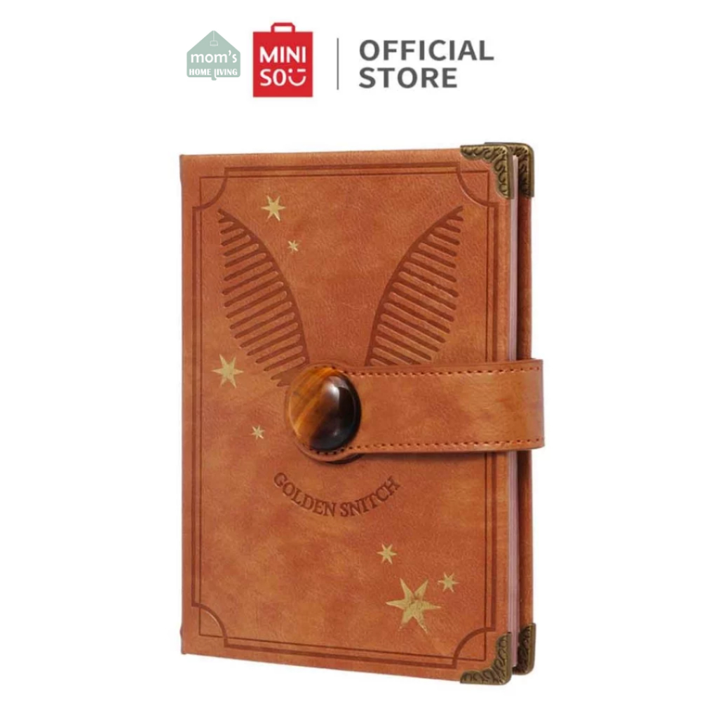 

EDISI SPECIAL Miniso x Harry Potter Collection Golden Snitch Hardcover Book with Tigerite Magnetic Snap (80 Sheets)