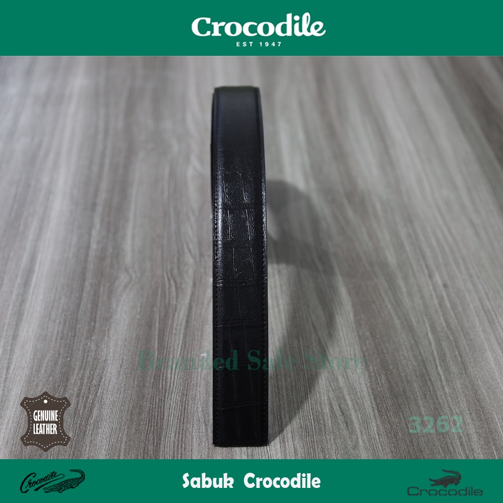 CROCODILE  Strap  - Tali Ikat Pinggang - Leather Strap