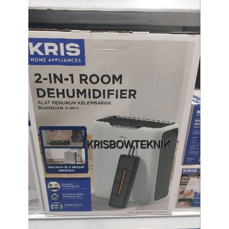 room dehumidifier 2 in 1 pengering ruangan mesin penyerap lembab kris by krisbow