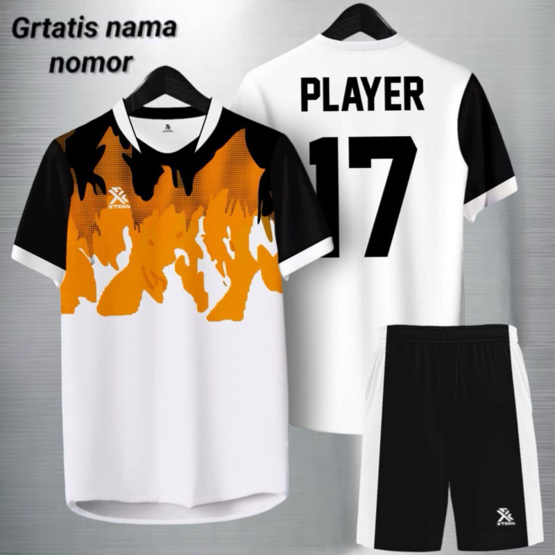 Baju Bola Futsal Sablon Nama Nomor Setelan Futsal Pria Dewasa Baju Bola Pria Dewasa Kaos Futsal Mura