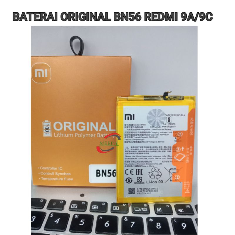 Baterai Batre Redmi 9A BN56 Redmi 9C original Baterai Redmi