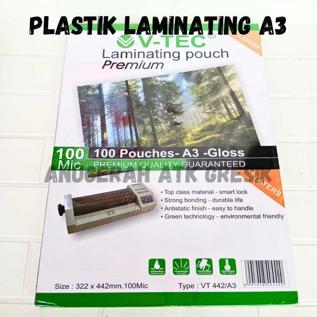 

Promo Plastik Laminating A3 V-tec 100mic