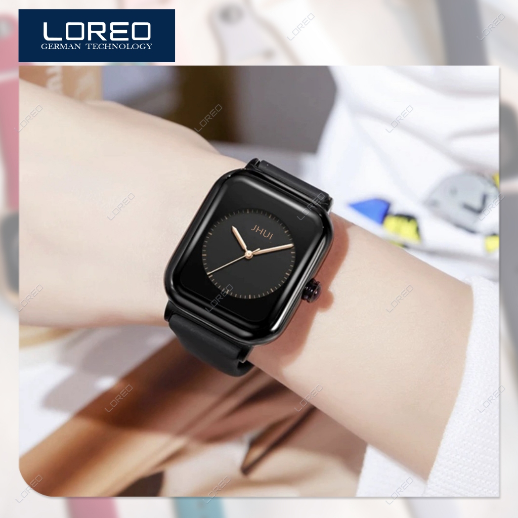 Loreo - Jam Tangan Analog Rubber Terbaru / Jam Tangan Wanita Fashion