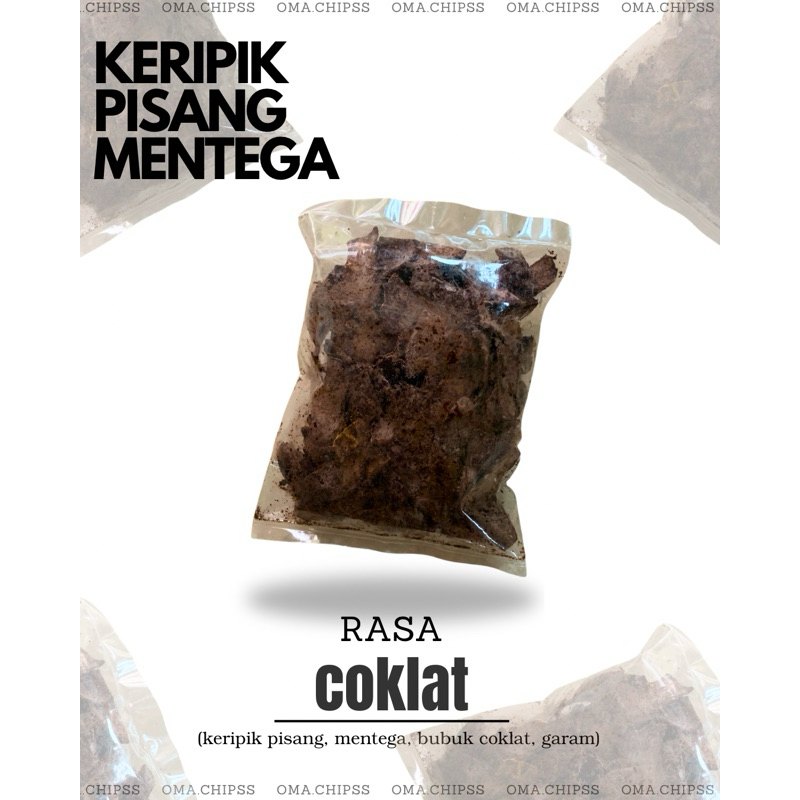 

Keripik Pisang Mentega Varian Coklat