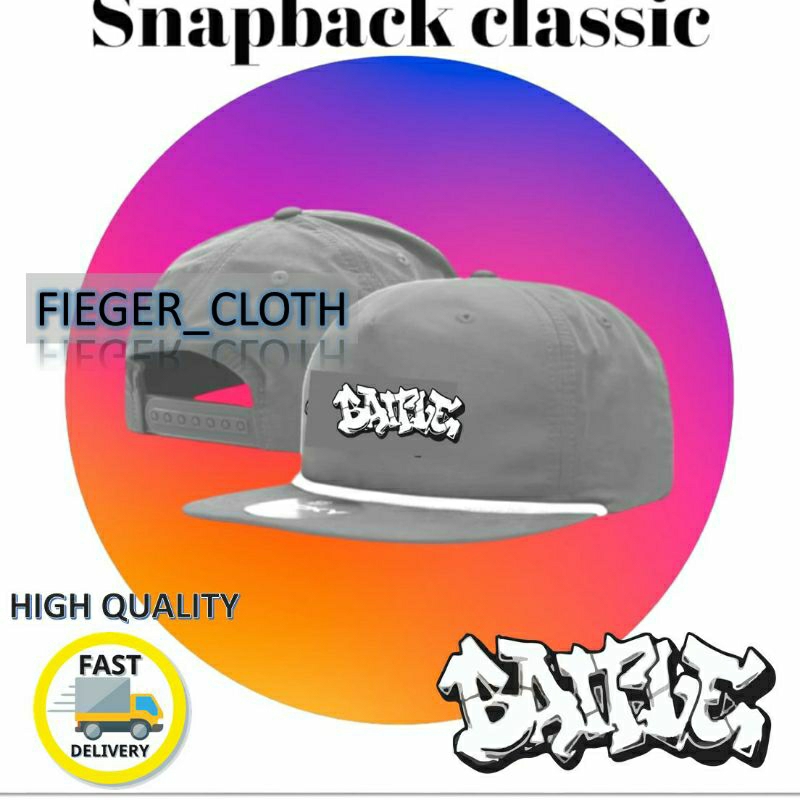 Topi batle snapback tali untuk dewasa remaja pria wanita topi keren viral outdoor bersepeda