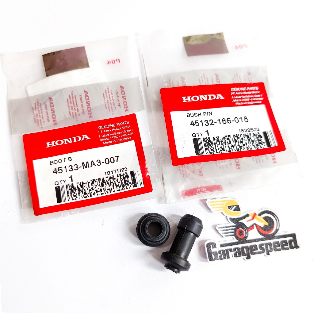 KARET USUS BOOT KALIPER HONDA CRF 150L VARIO BEAT SPACY SCOOPY ORIGINAL AHM