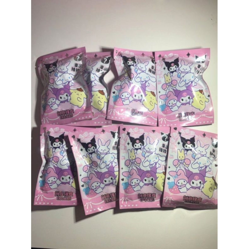 

sanrio characters eraser penghapus mystery blind bag