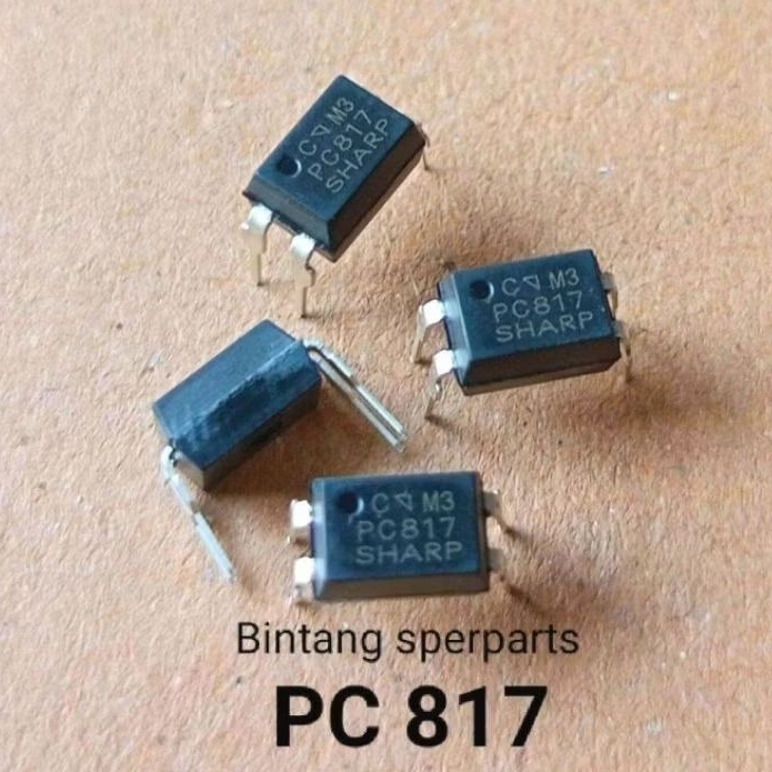 (1 BUAH) IC PC817 IC PC 817 ORIGINAL OPTOCOUPLER PC 817 4PIN