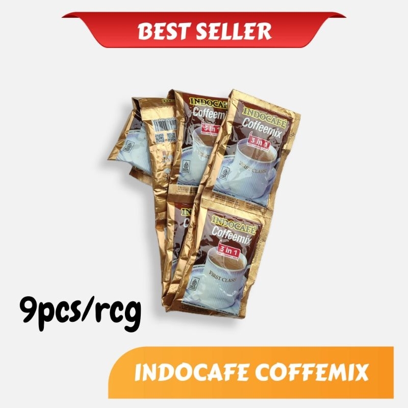 

Indocafe coffemix 3in1 [ 9pcs /renceng ISI 9pcs ] Exp panjang