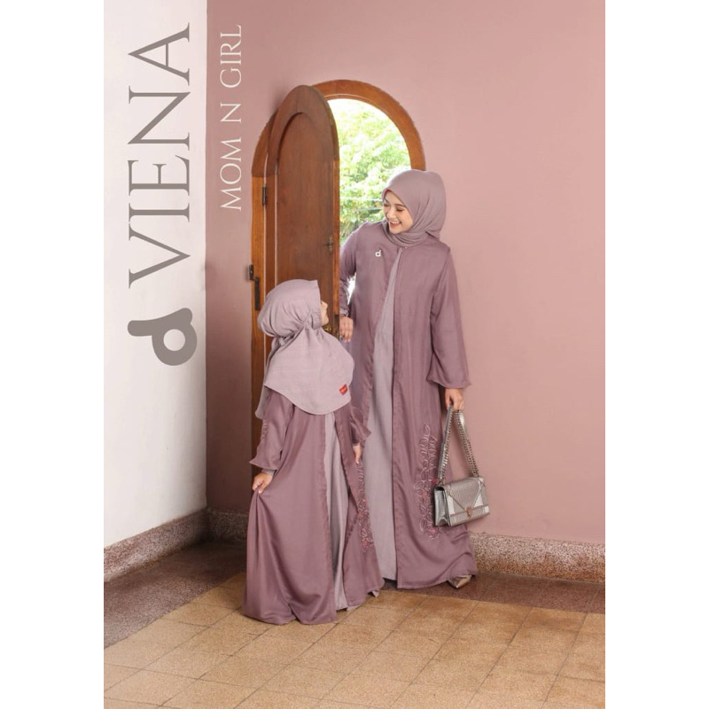 Couple dannis D’Vienna /abaya dannis dewasa dan anak