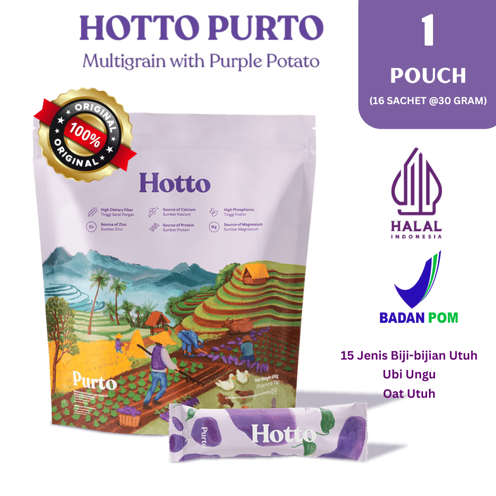 

Hotto Purto Original Segel | 1 Pouch (Isi 16 Sachet)