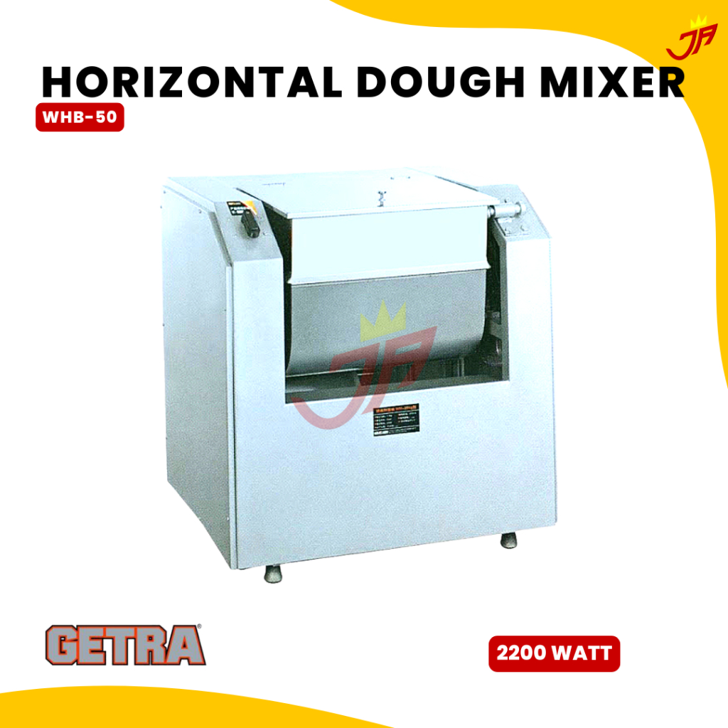 GETRA HORIZONTAL DOUGH MIXER (MIXER ADONAN HORIZONTAL) /MIXER ROTI WHB-50 GETRA