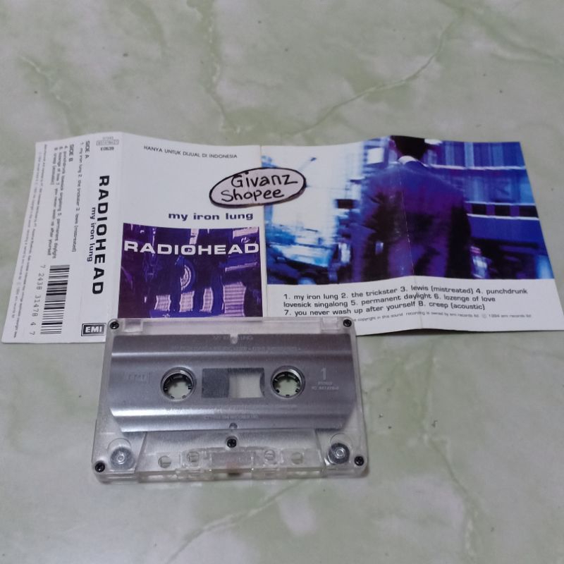 kaset pita RADIOHEAD - My iron lung