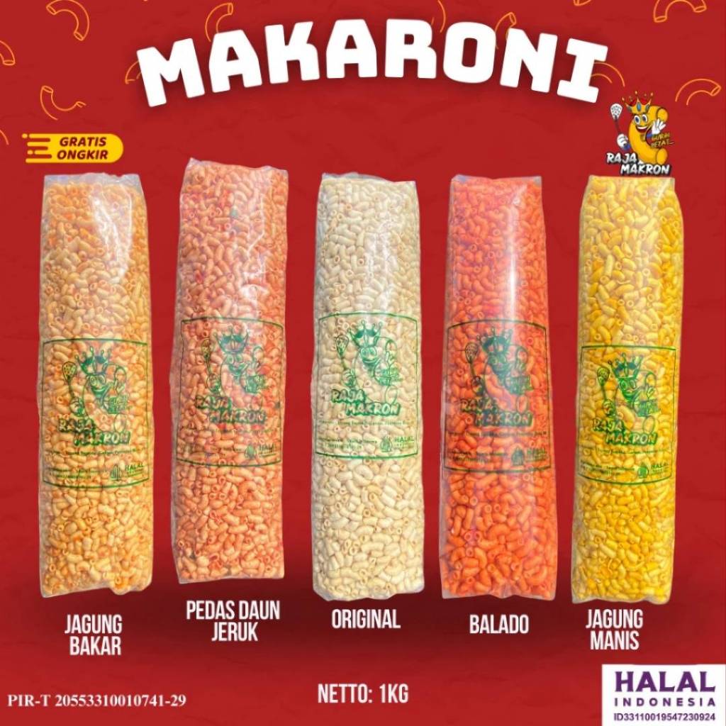 

1 BAL MAKARONI KRESS BANTAT 4 VARIAN RASA 1KG