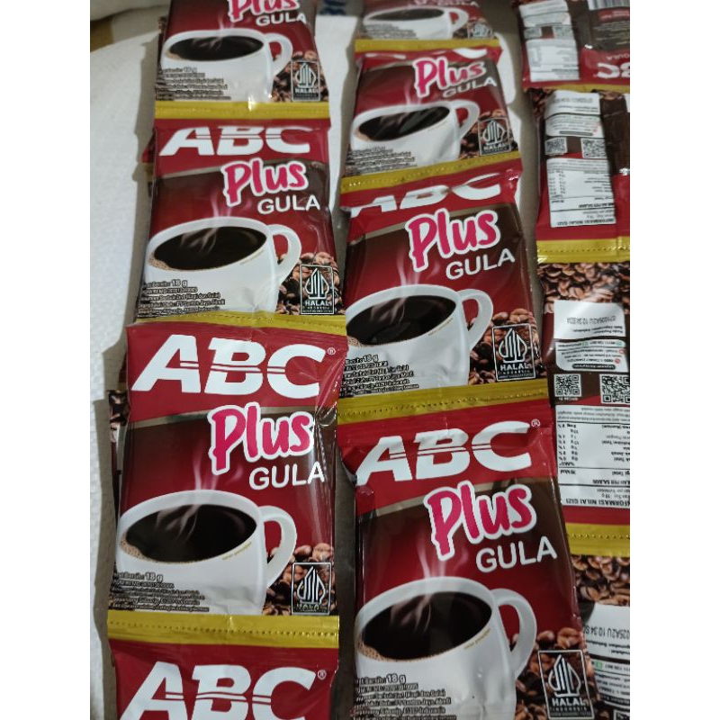 

kopi gula/kopi ABC Plus gula rencengan