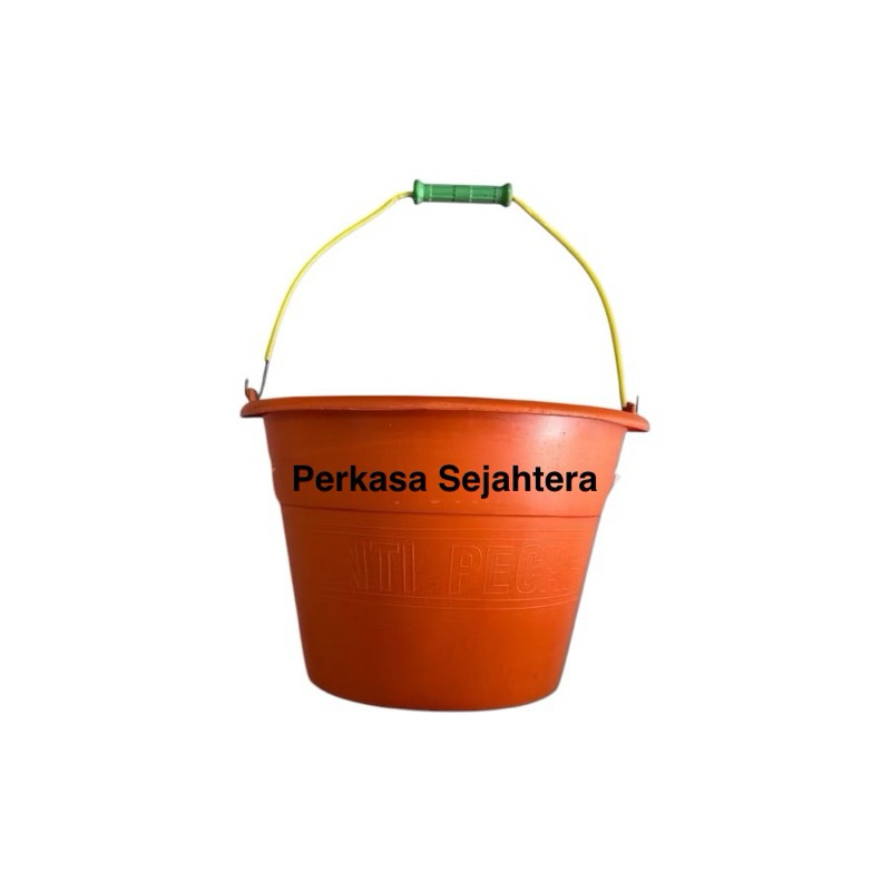Ember Cor Orange ANTI PECAH 28 cm / Ember Semen Pasir Tebal Besar