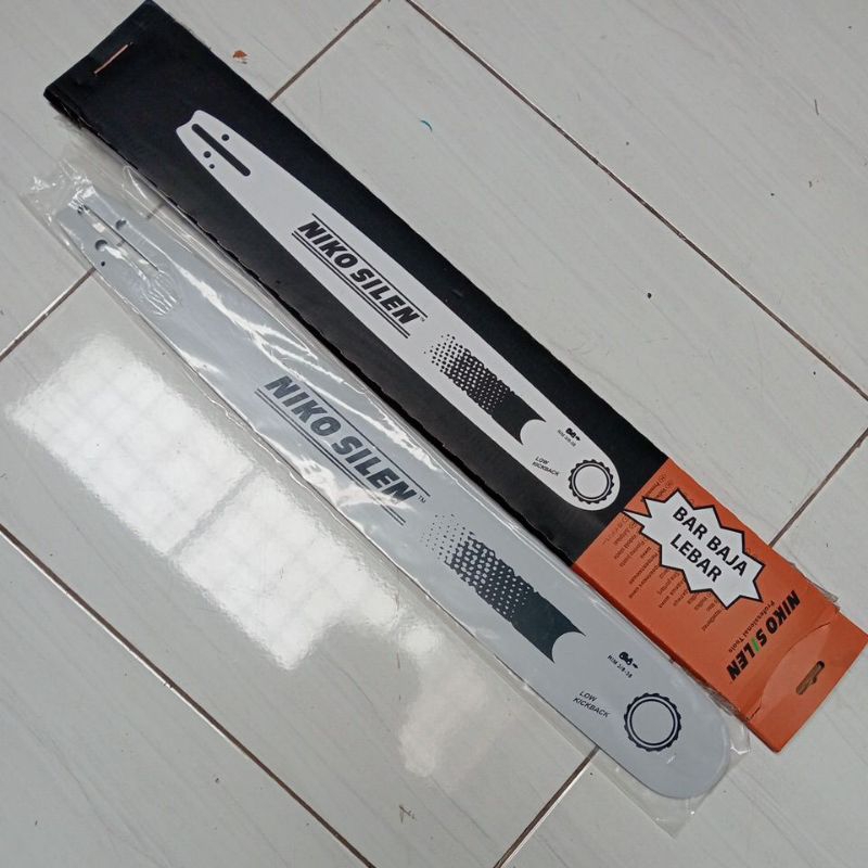 Bar Baja Laser 22 INCH NIKO SILEN GERGAJI MESIN CHAINSAW SENSO