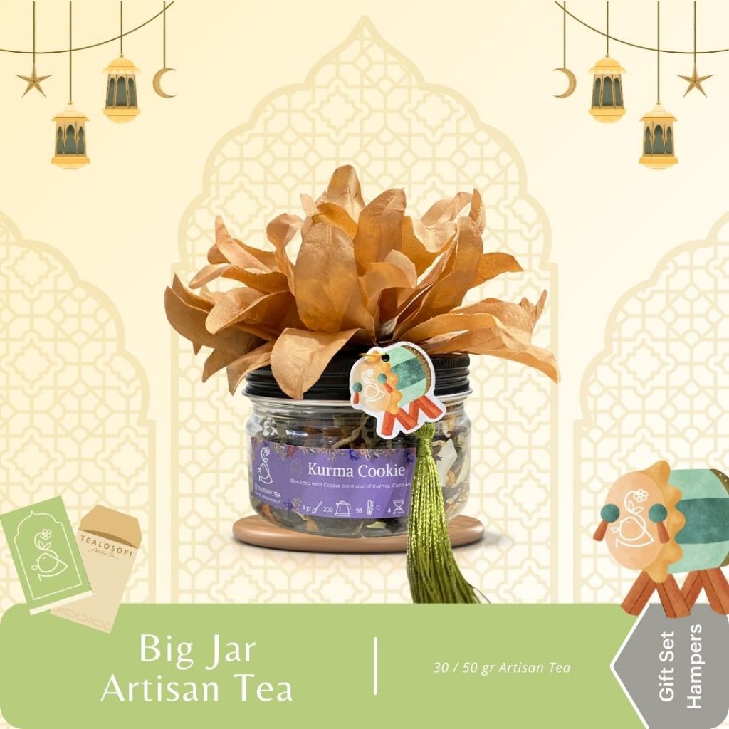 

Big Jar - Tealosofi Artisan Blend - Healthy Gift Hampers Wedding Christmas Lebaran CNY Chinese New Year Birthday Valentines