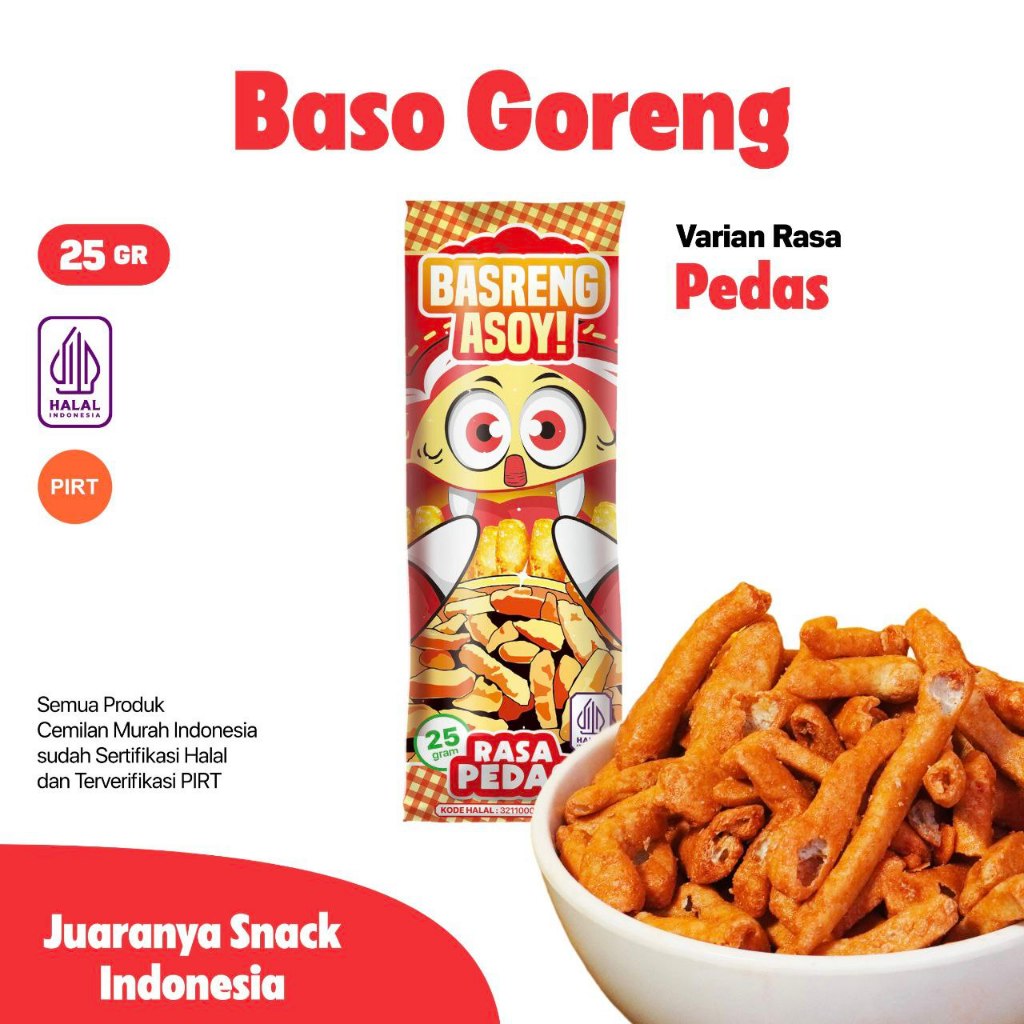 

BASRENG BASO GORENG RASA PEDAS - SNACK MURAH DAN ENAK