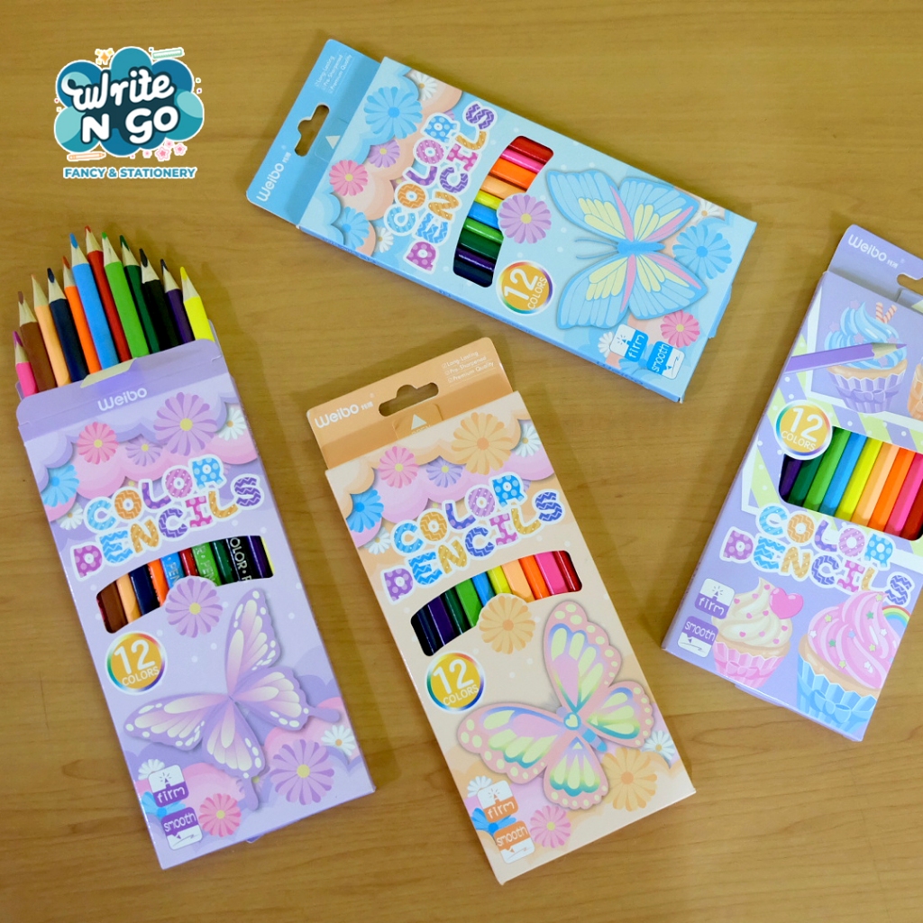 

WEIBO COLOR PENCIL DOUBLE SEGITIGA PENSIL WARNA