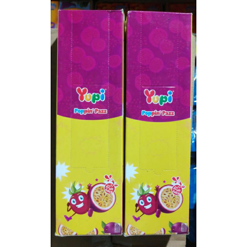 

Yupi Poppin'Pazz Fruit Juice ( isi 12 Pcs @12gr )