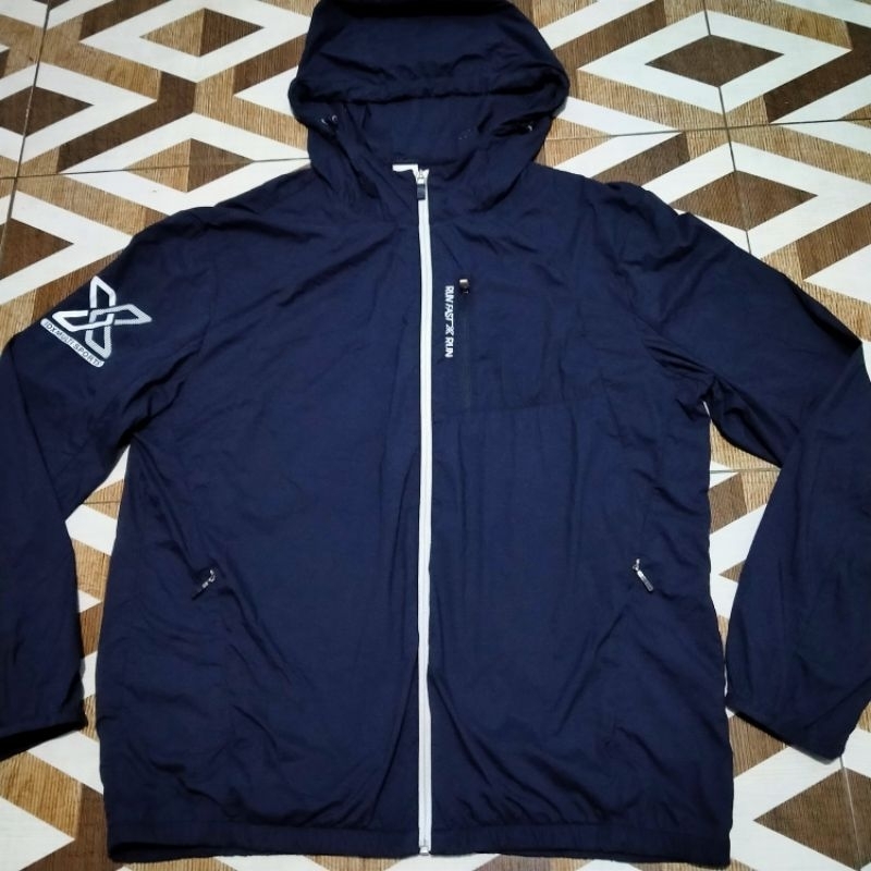 Jaket running JDX size L XL masuk bahan softsel