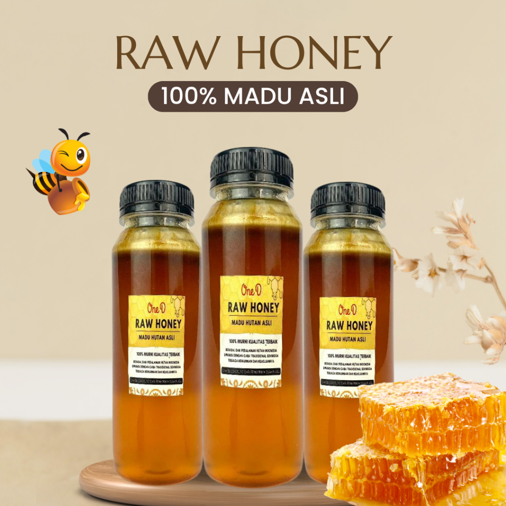 

OneD Raw Honey Madu Hutan Asli Madu Murni kesehatan Honey Healthy Madu Hutan Original