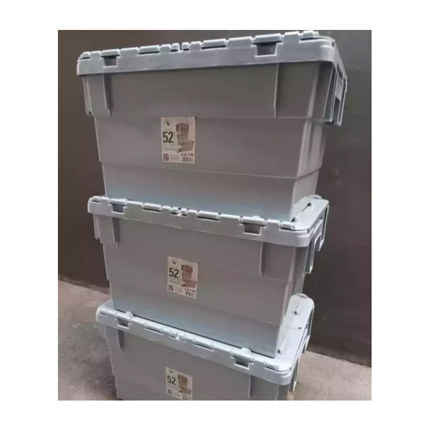 Box Container Industri 52 Liter Green Leaf 7898 Krat Mirip Rabbit 6000 Alfamart Indomart Rak Susun T