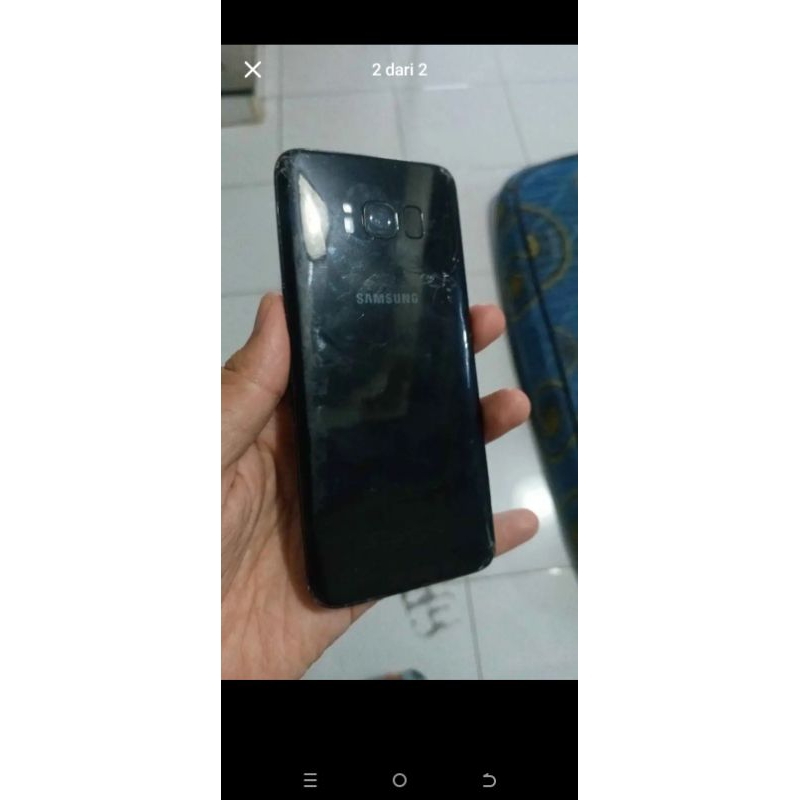 Samsung s8 Minus LCD rusak retak