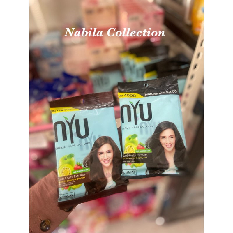 [NC] Semir Rambut Nyu Warna Hitam & Coklat