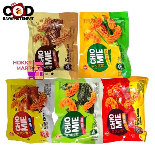 

[ HOKKY ] Chio Mie Bite Size Pack Isi 10 x 15gr Snack Keripik Bite Size Pedas Manis Rumput Laut Sapi Panggang Ayam Kecap Jagung Bakar Jajanan Jadoel Snack Ringan Snack Cemilan Anak Murah Halal