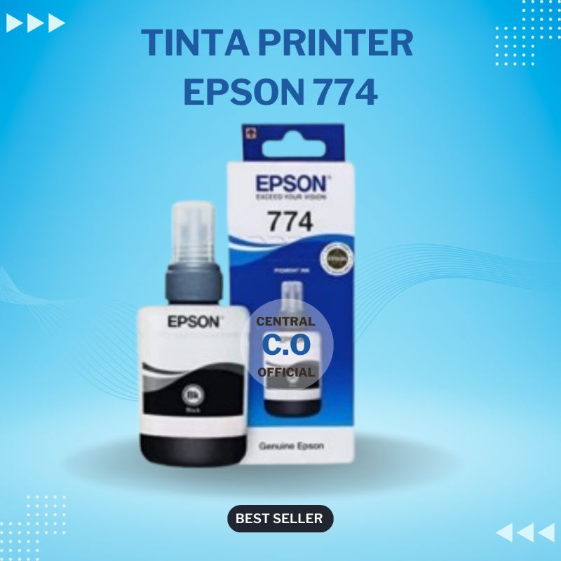 Tinta Printer Epson 774 Black-T774 For M100,M200