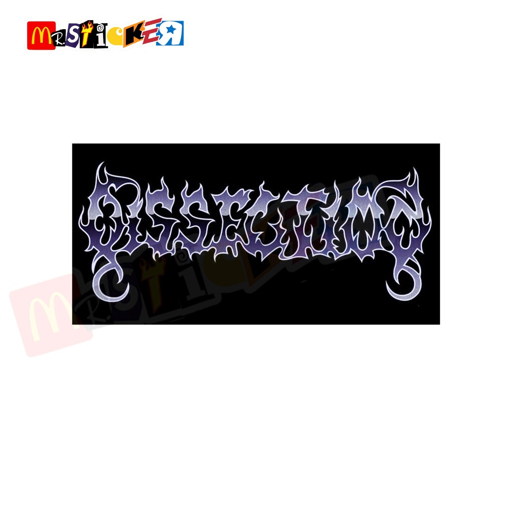 

sticker band DISSECTION logo stiker black death metal