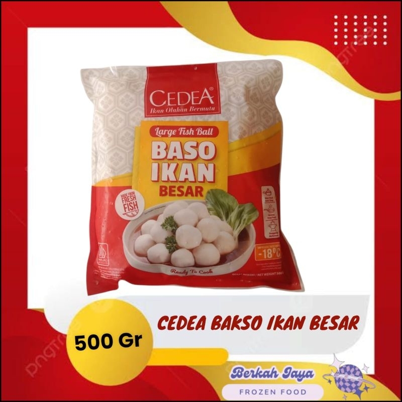 

CEDEA BASO IKAN BESAR 500gr Bakso fish ball