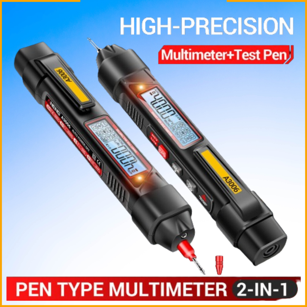 PROMO ANENG A3006 Multimeter Digital Otomatis Tespen Listrik Cek Kabel Putus Multifungsi