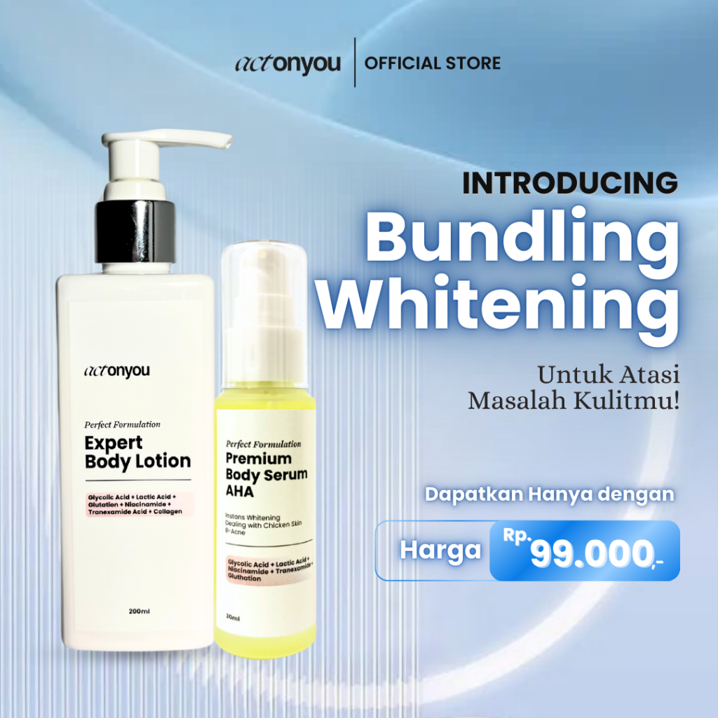 [BUNDLING SERIES] | Premium Body Serum AHA 30ml & Perfect Formulation Expert Body Lotion 200ml