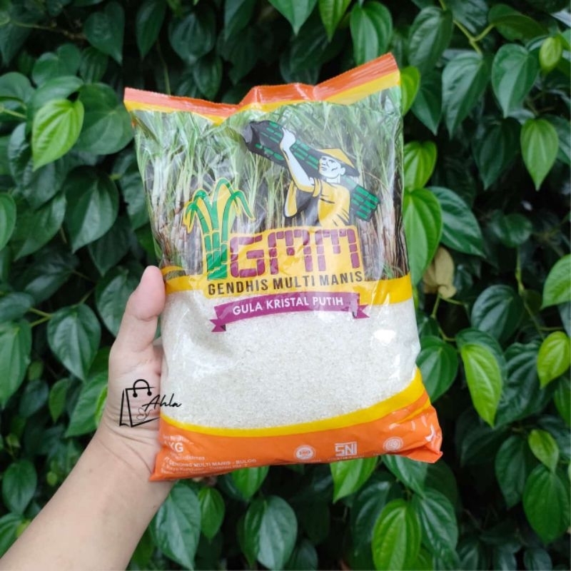 

gula pasir putih kemasan 1kg merk GMM