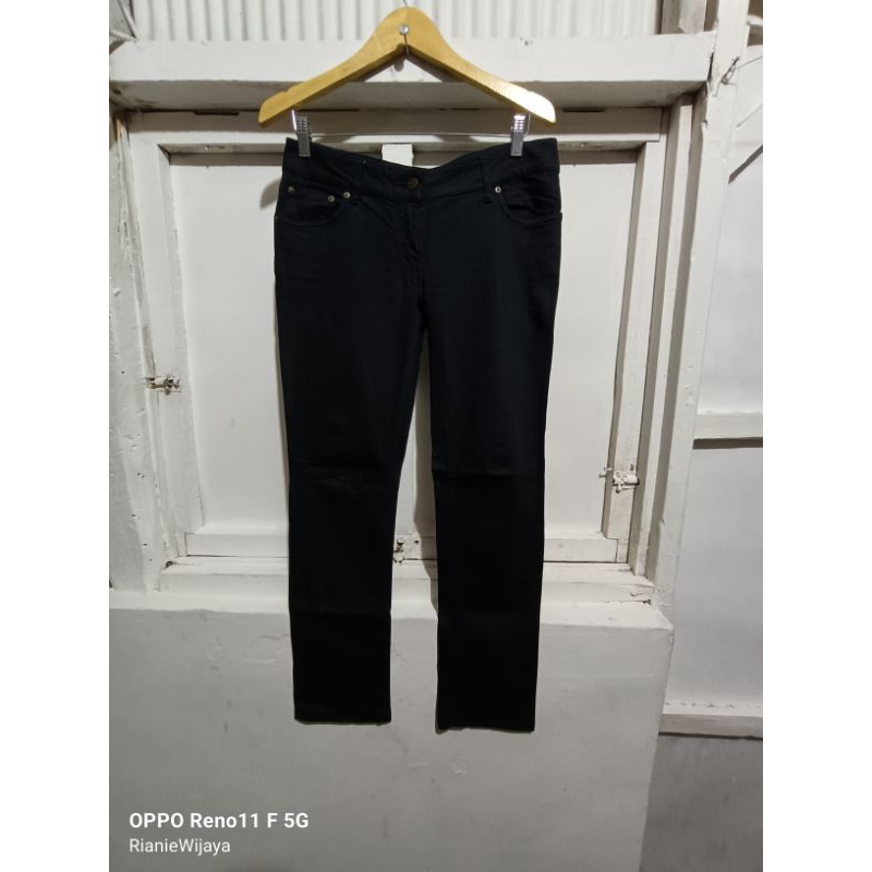 Fendi Black Denim Skinny Women Jeans Authentic