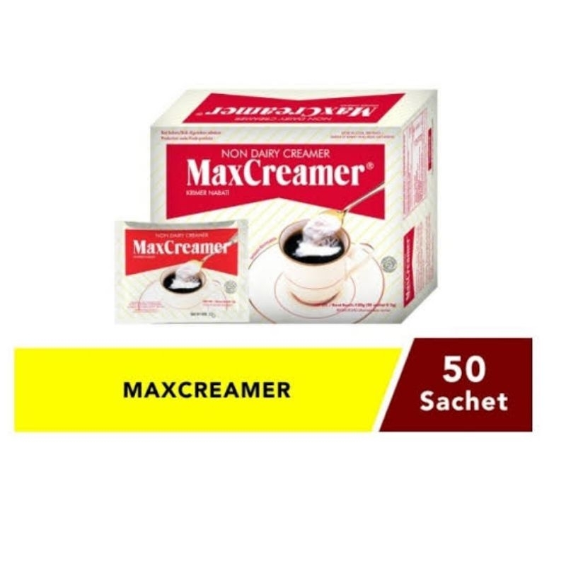 

Max creamer sachet/ krimer sachet isi 50pcs/ creamer sachet hotel/ krimer cafe resto