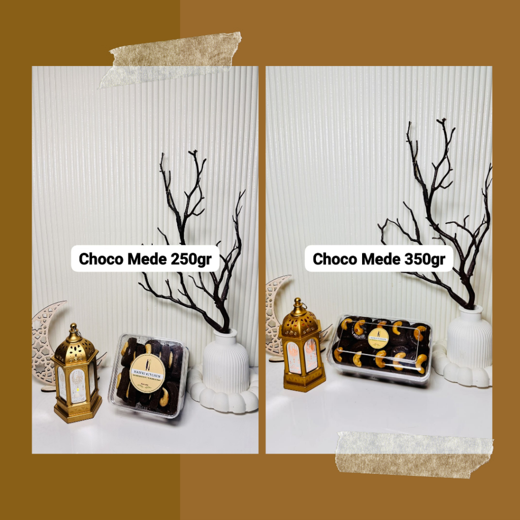 

Haifri Kitchen — Choco Mede 350gr 250gr / Good Time Mede / Brown Mede / Kue Kering / Kue Kering Lebaran